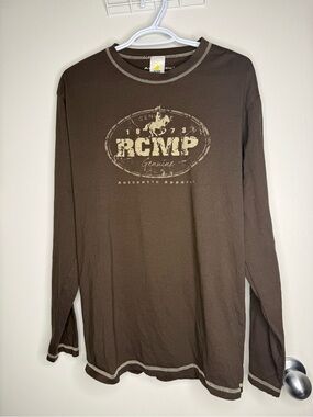 RCMP Brown Long-Sleeve Graphic Tee - Authentic Apparel